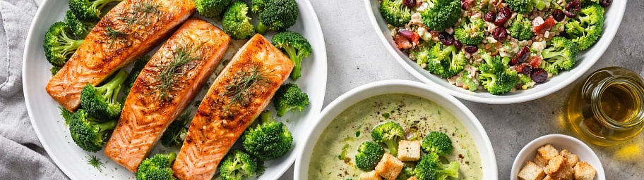 3 блюда из брокколи